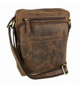 Pánska crossbody taška hunter hnedá 28x22